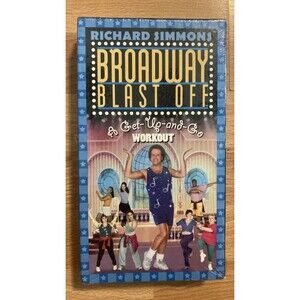 Richard Simmons - Broadway Blast Off (VHS Tape) NEW • Workout, Good Times Video
